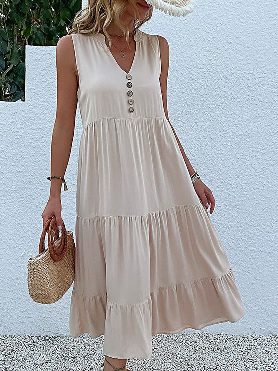 A-Line Midi Dress