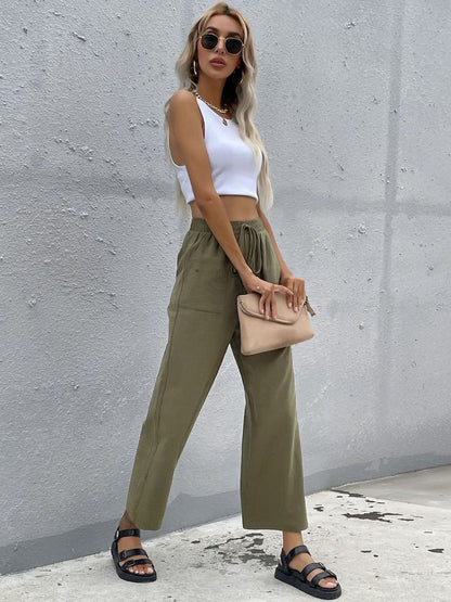 Women Loose Fit Non Iron Trousers