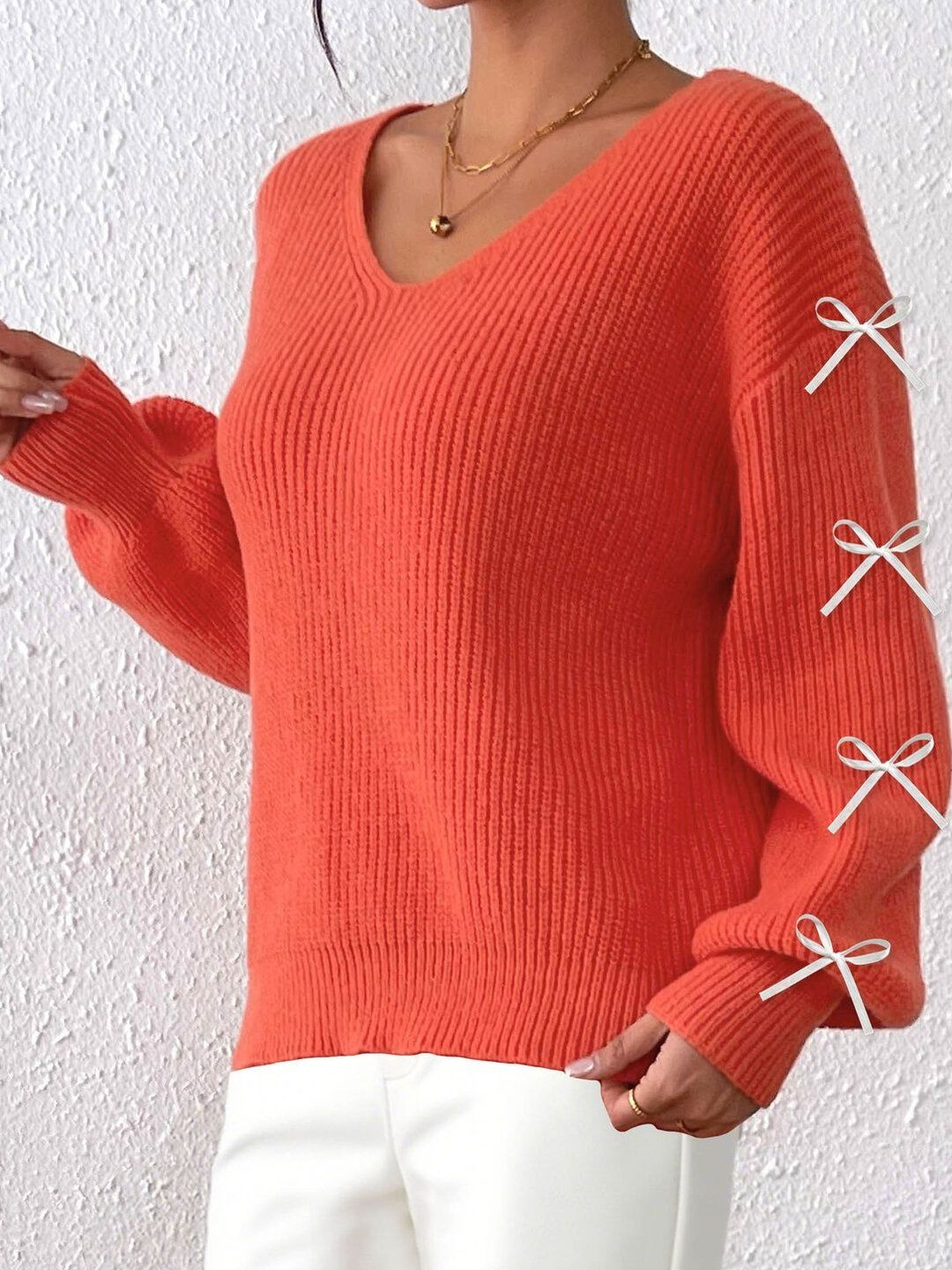 Women Ribbed Pullover