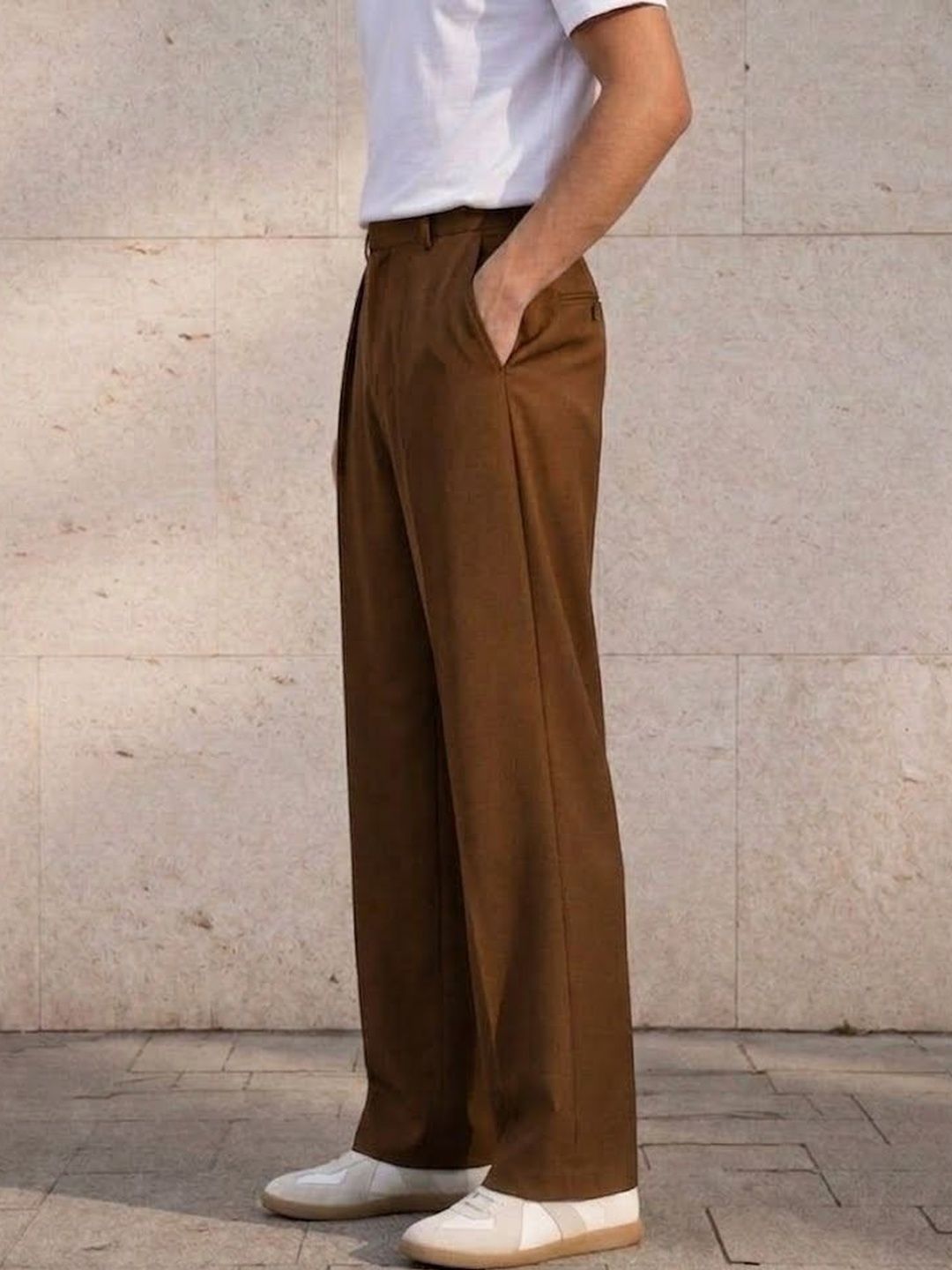 Men Pleated Trousers