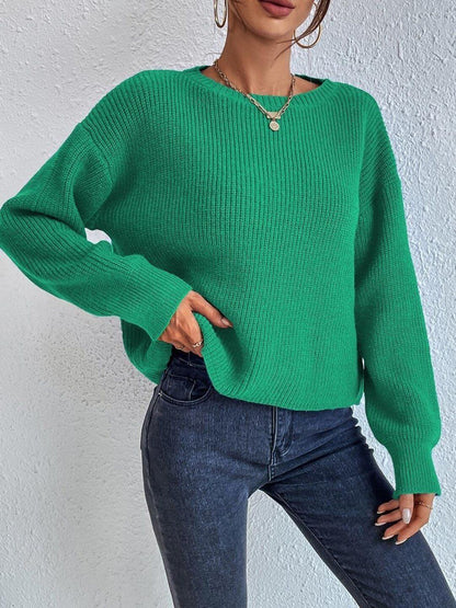 Women Ribbed Pullover