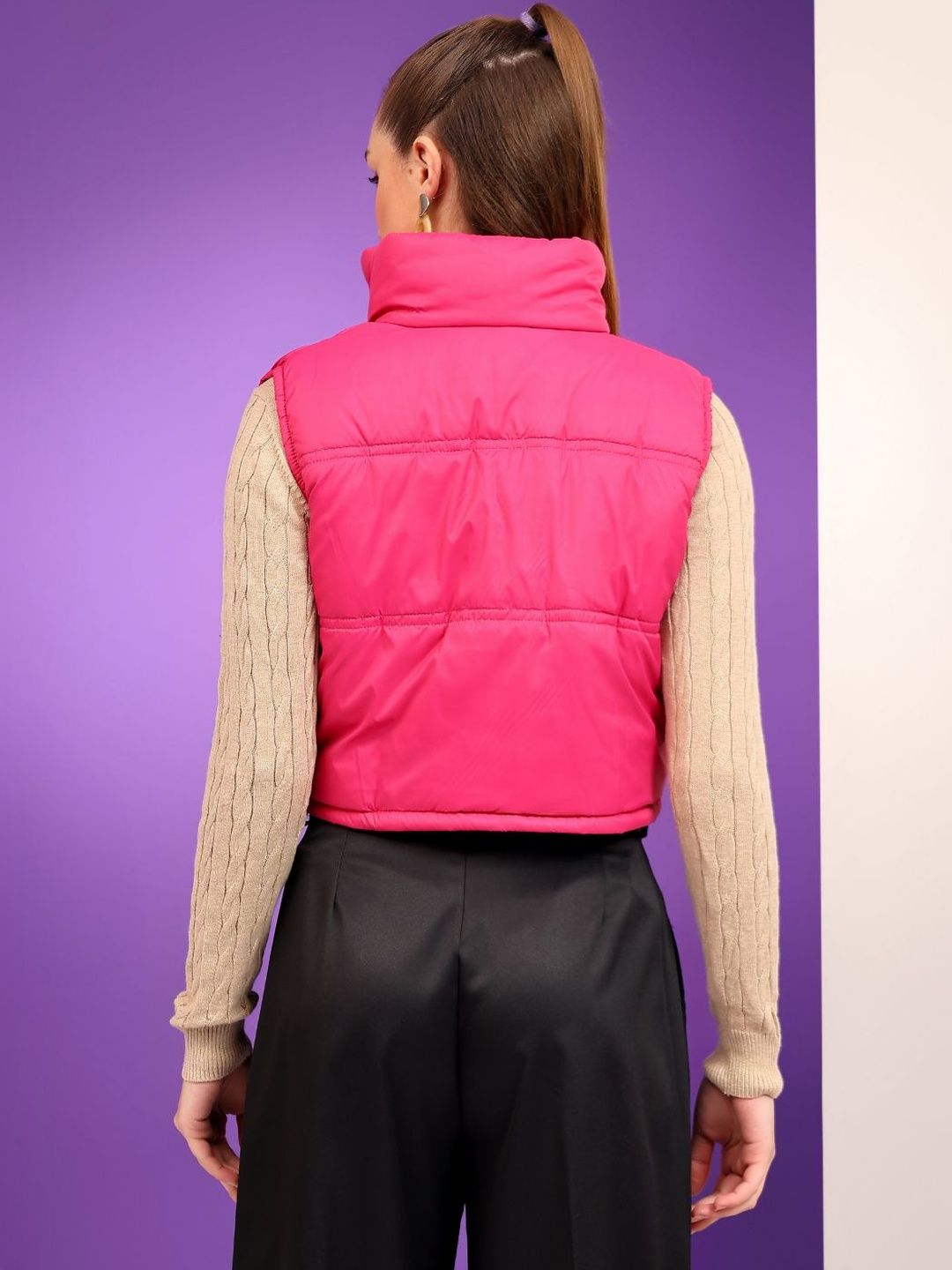 NOWI Women Lightweight Crop Puffer Jacket