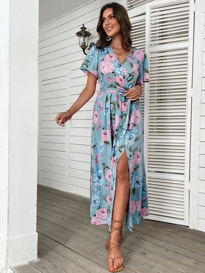 Floral Print Maxi Dress
