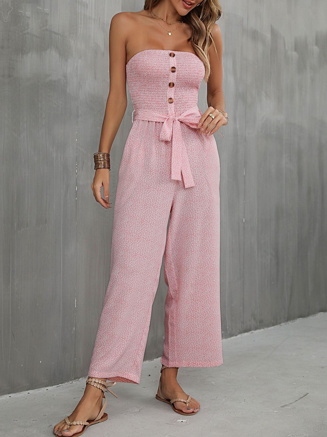 Printed Basic Jumpsuit
