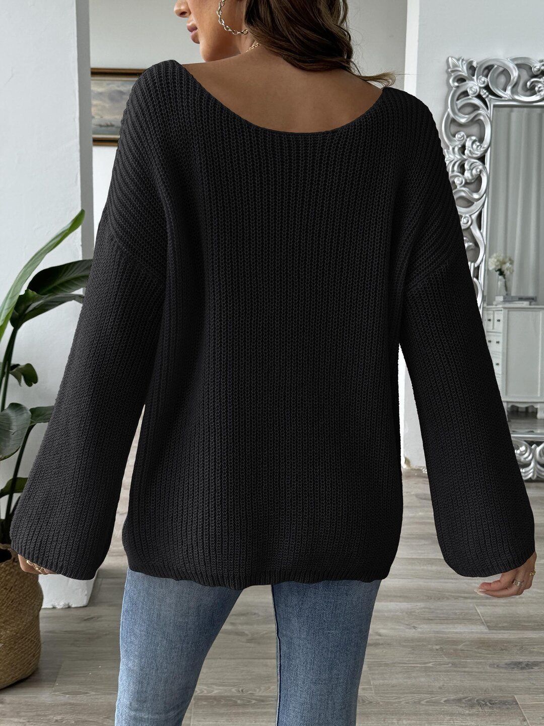 Women Pullover with Applique Detail