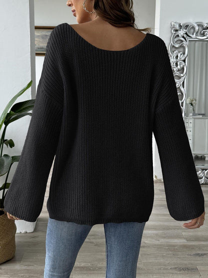 Women Pullover with Applique Detail