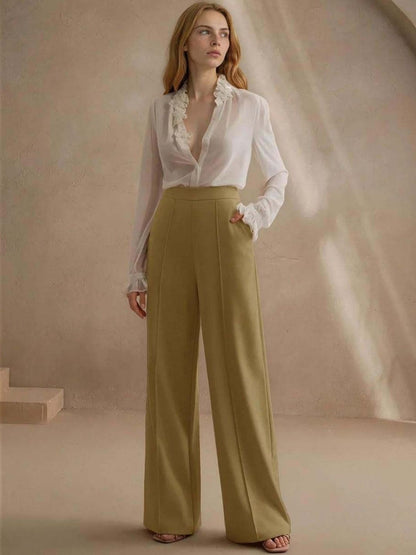 Women Wrinkle Free Trousers