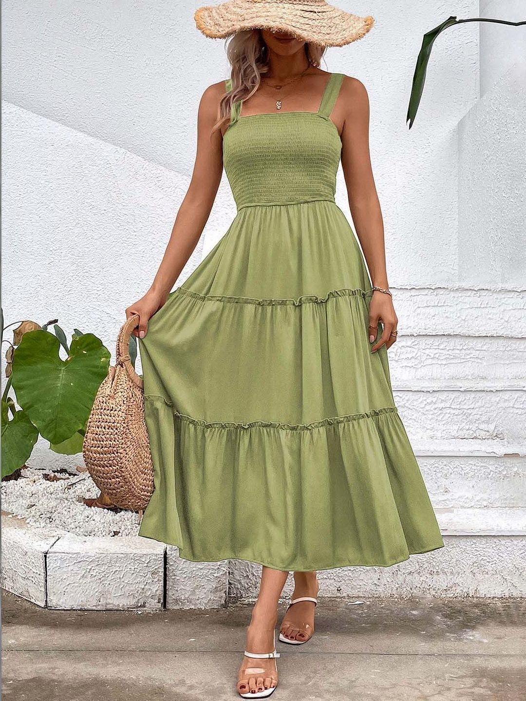 NOWI A-Line Midi Dress