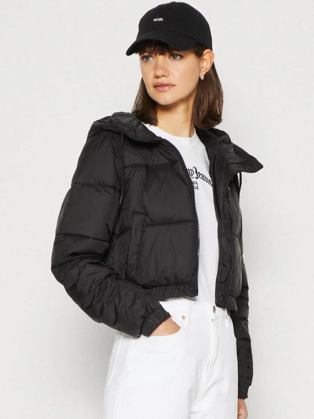 NOWI Women Lightweight Crop Puffer Jacket