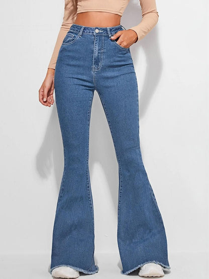 Women Bootcut High-Rise Stretchable Jeans