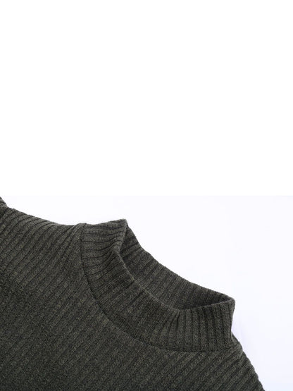 Women's Black Nowi Women Ribbed Pullover