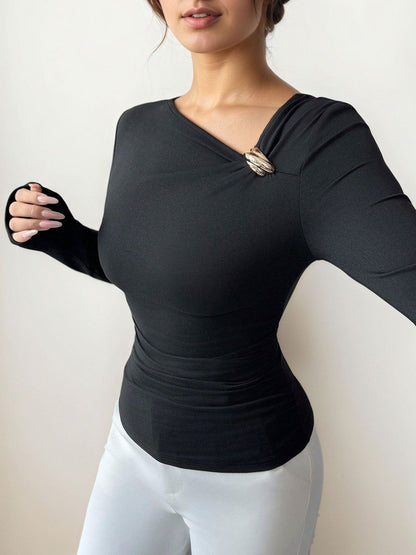 NOWI One Shoulder Top
