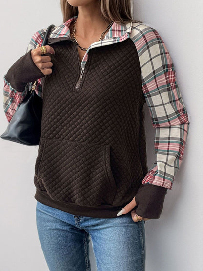 Women Colourblocked Sweatshirt