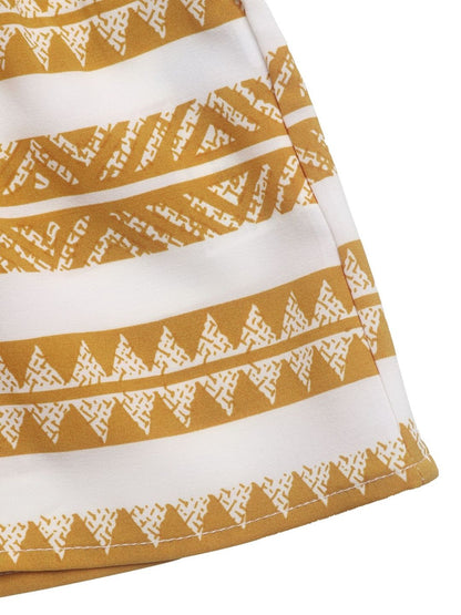 Women's Tribal Print Fit & Flare Knee Length Dress