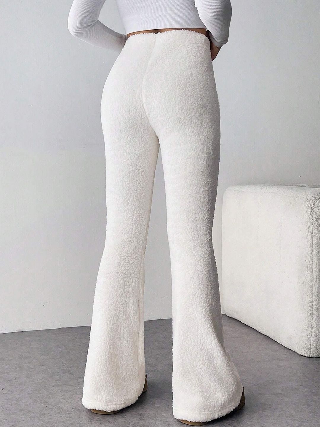 Women High-Rise Easy Wash Trousers