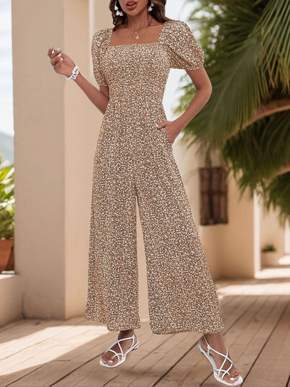 Printed Basic Jumpsuit