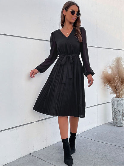 Women's Black Midi Dress Blend