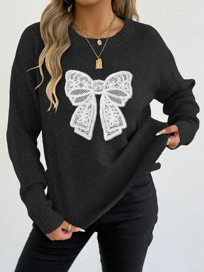 Women Embroidered Pullover with Embroidered Detail
