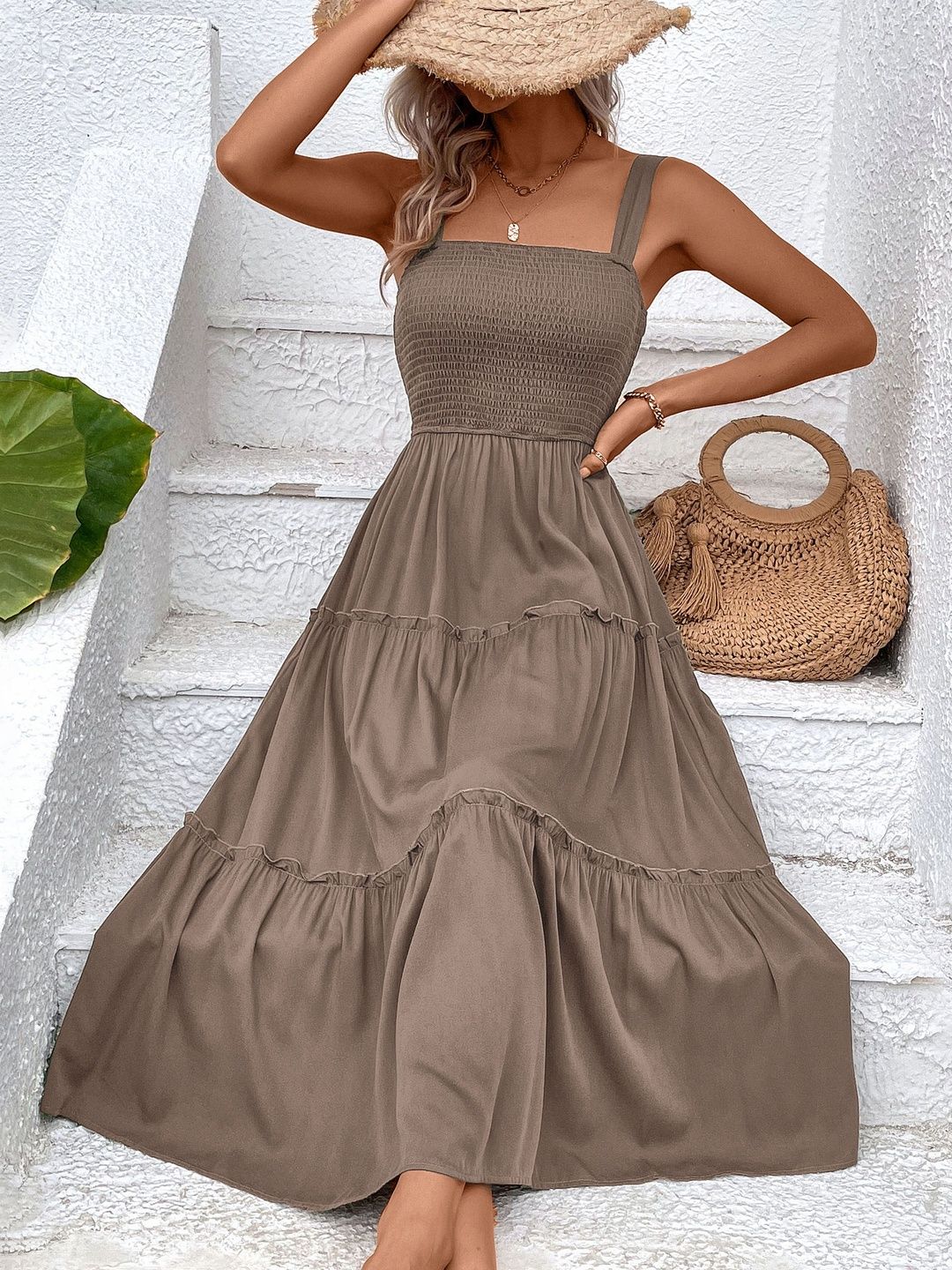 A-Line Midi Dress