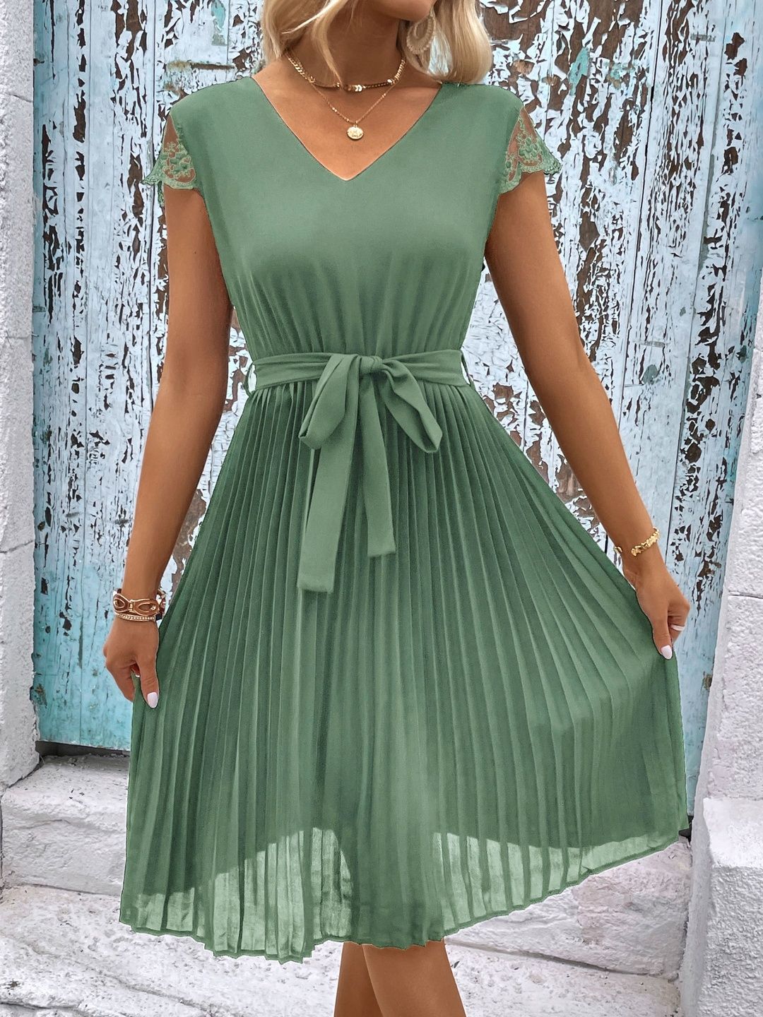 Fit & Flare Midi Dress