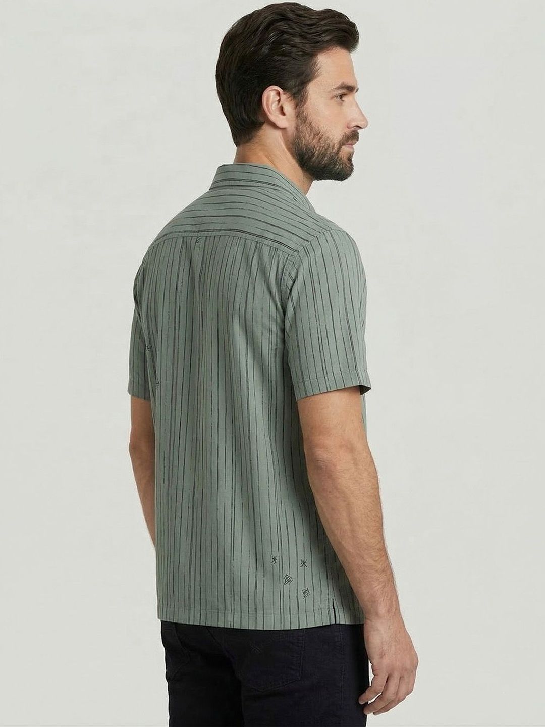 Men Multi Stripes Casual Shirt