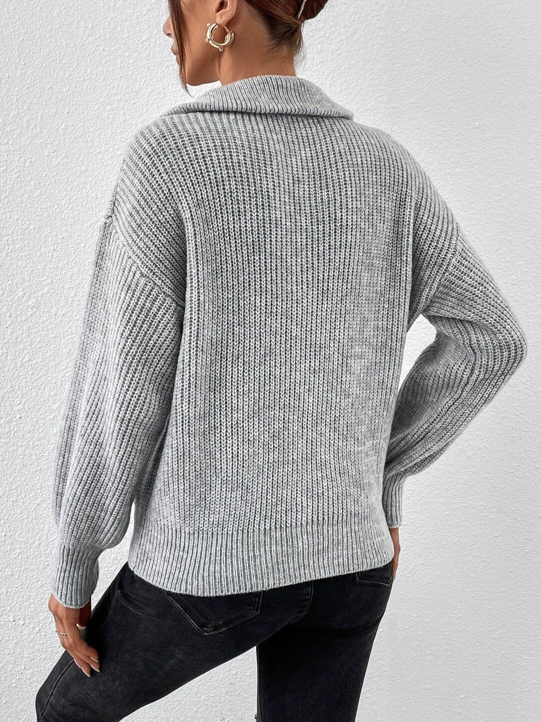 Women Ribbed Pullover