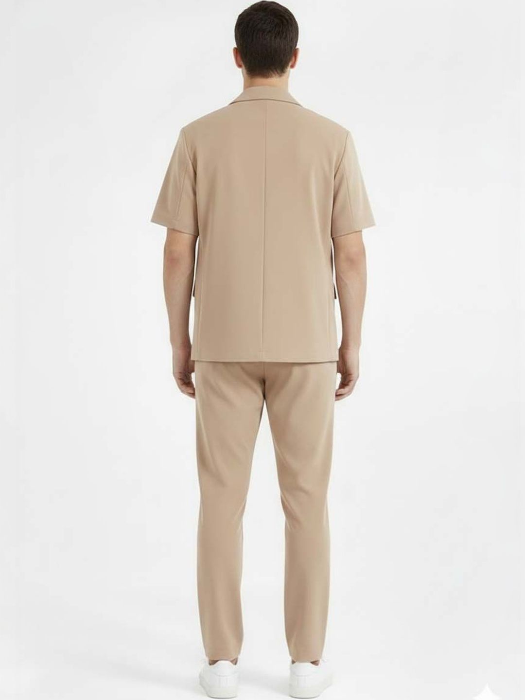 Solid Blazer with Trousers