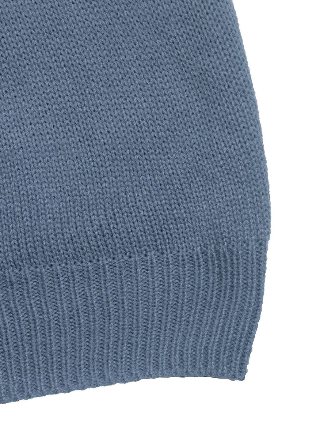 Women's Blue Fair Isle Printed Pullover