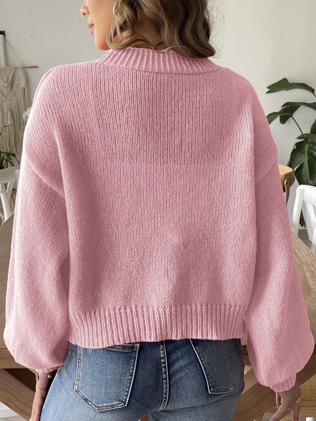 Women Cardigan with Applique Detail