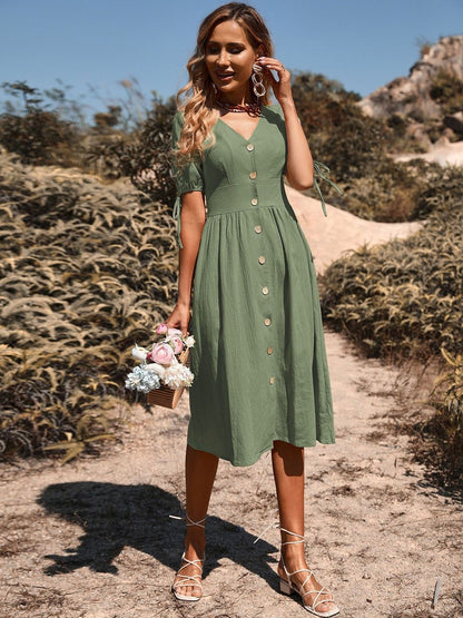 Fit & Flare Midi Dress