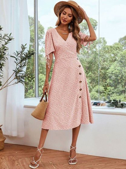 Floral Print Midi Dress