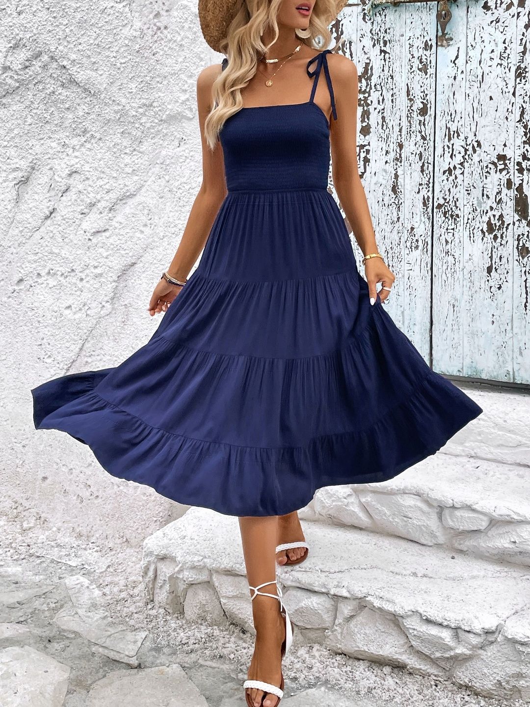 A-Line Midi Dress