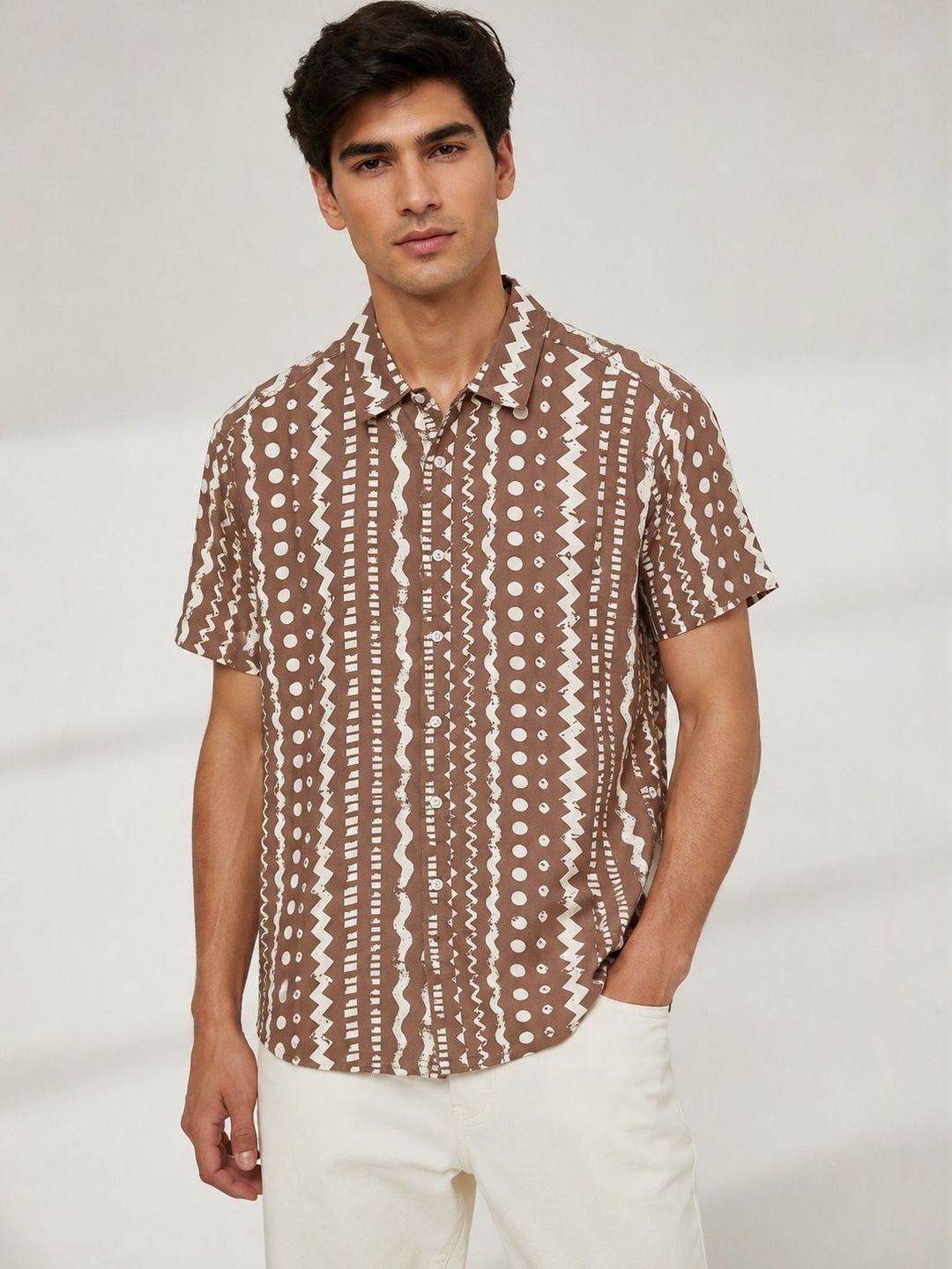 Men Standard Printed Casual Shirt