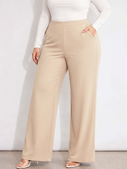 Women Straight Fit Wrinkle Free Trousers