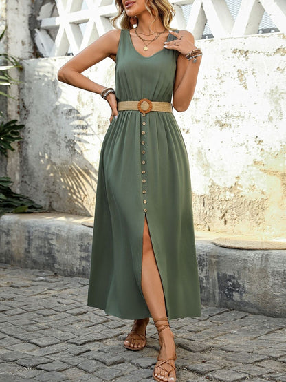 A-Line Midi Dress
