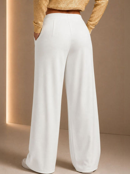 Women Relaxed High-Rise Trousers