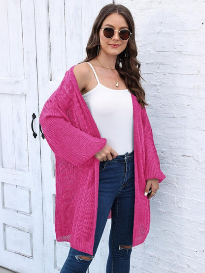 Embellished Shrug in Pink acrylic - Nowi Korean Fashion