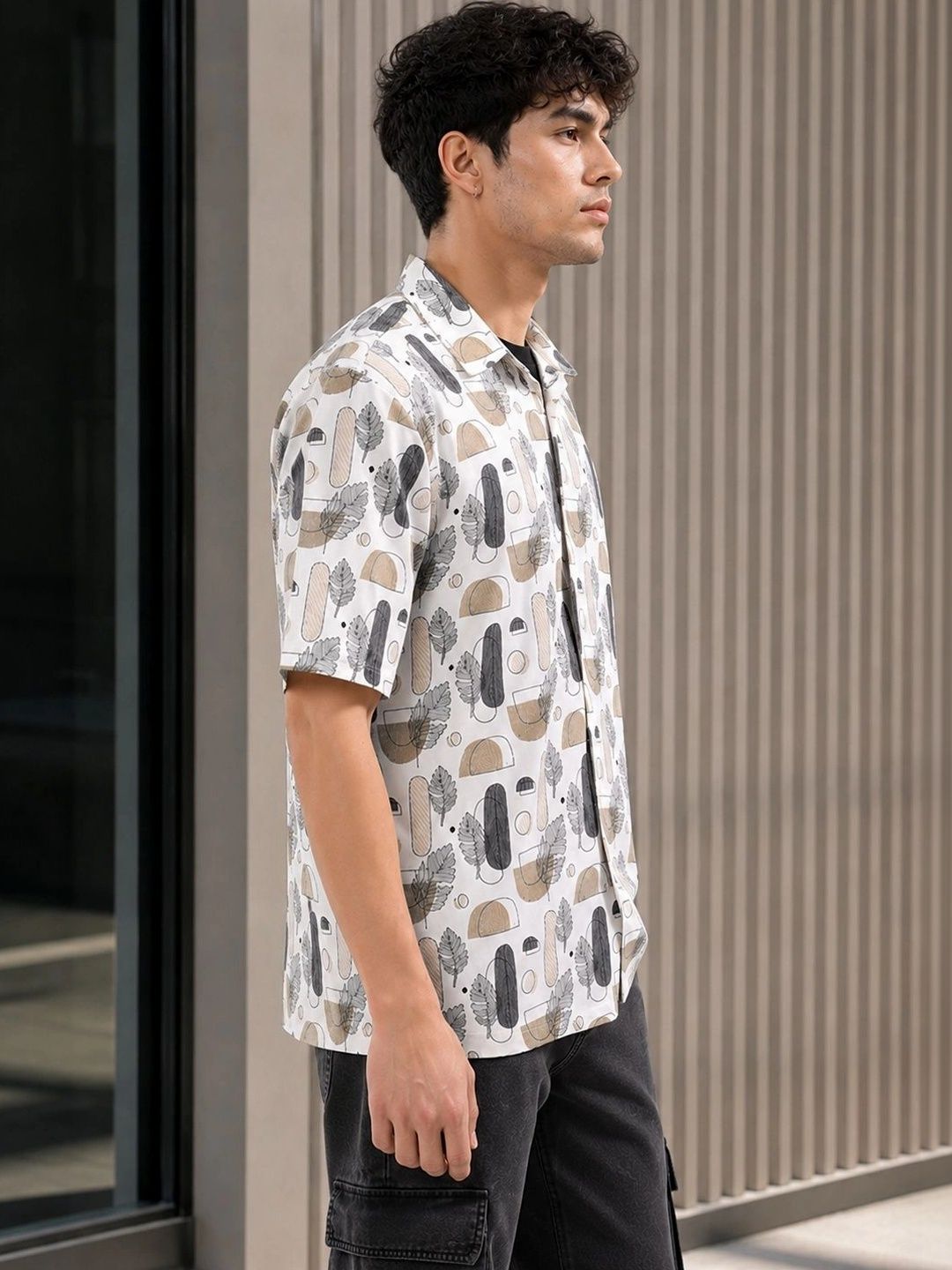 Men Printed Casual Shirt