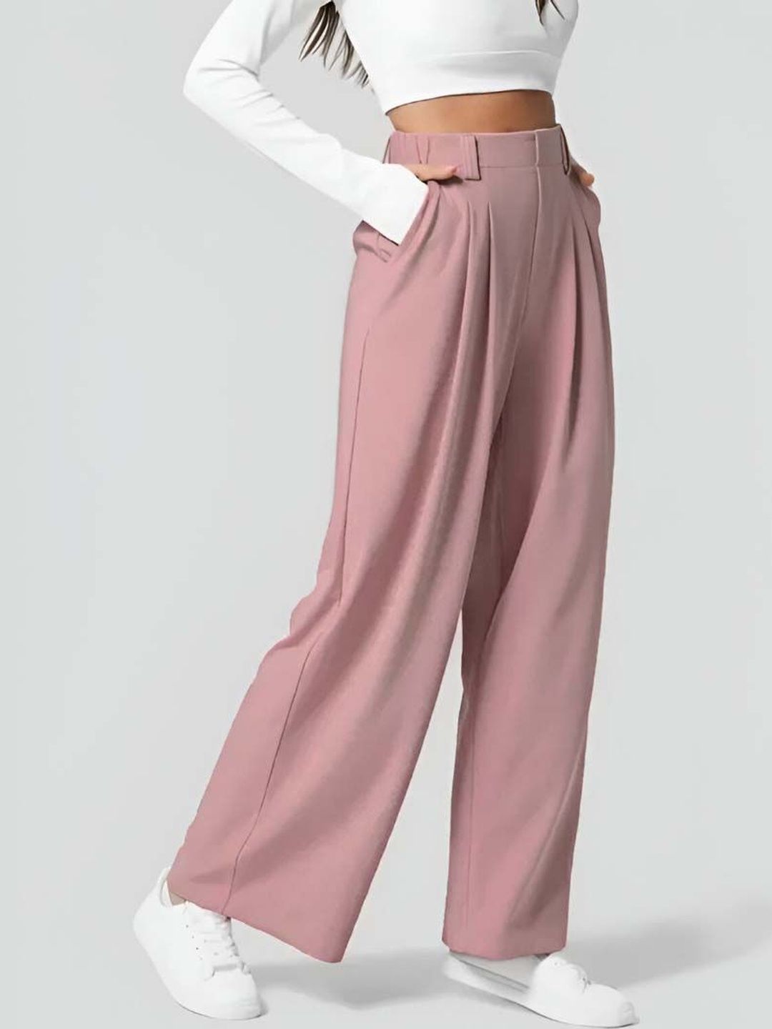 Women Pleated Trousers