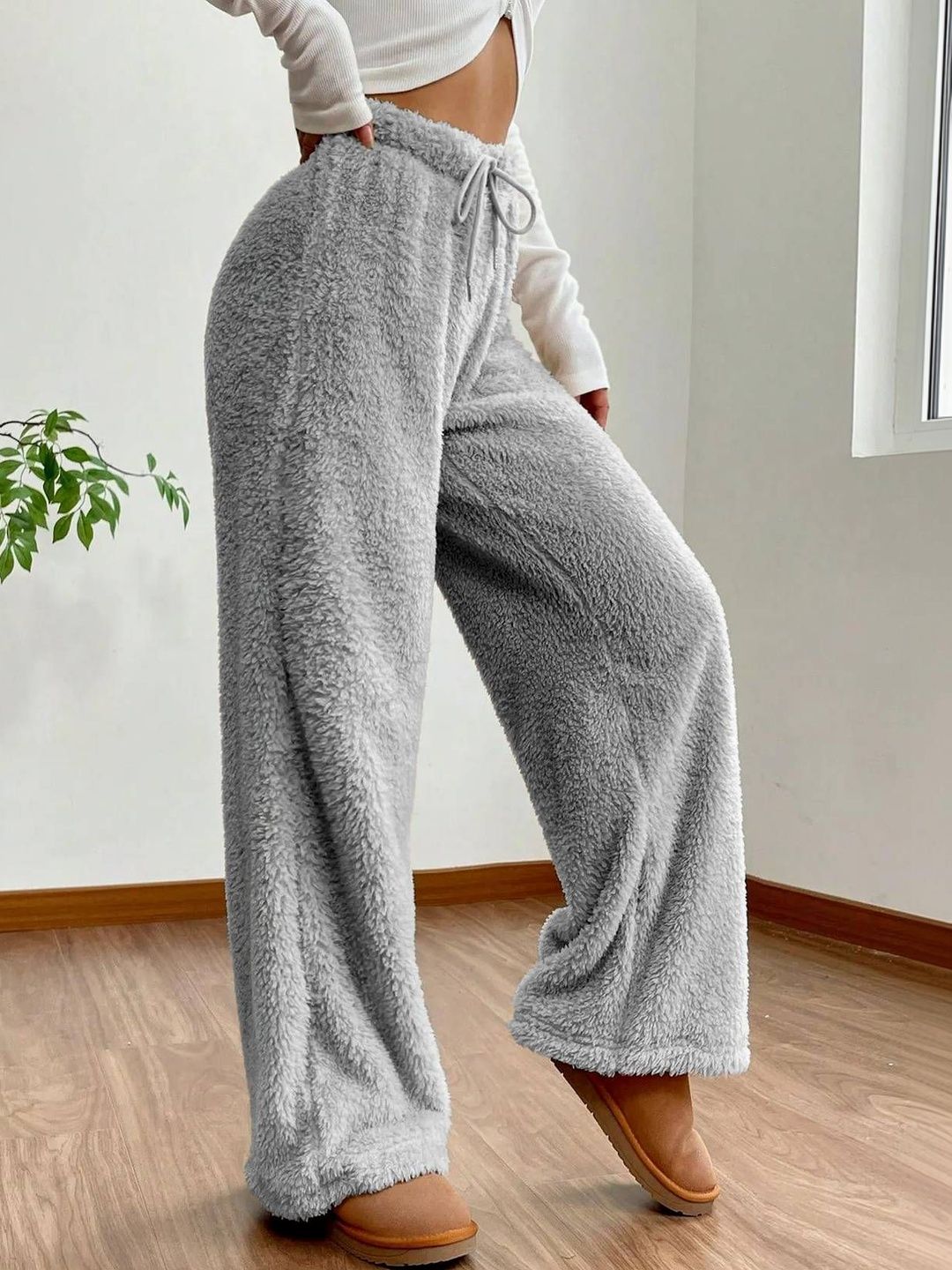 Women High-Rise Easy Wash Trousers