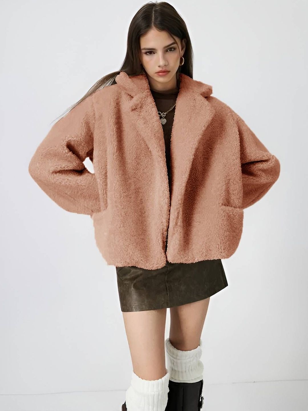Women Open Front Jacket
