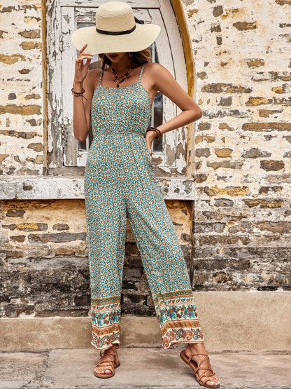 Printed Basic Jumpsuit