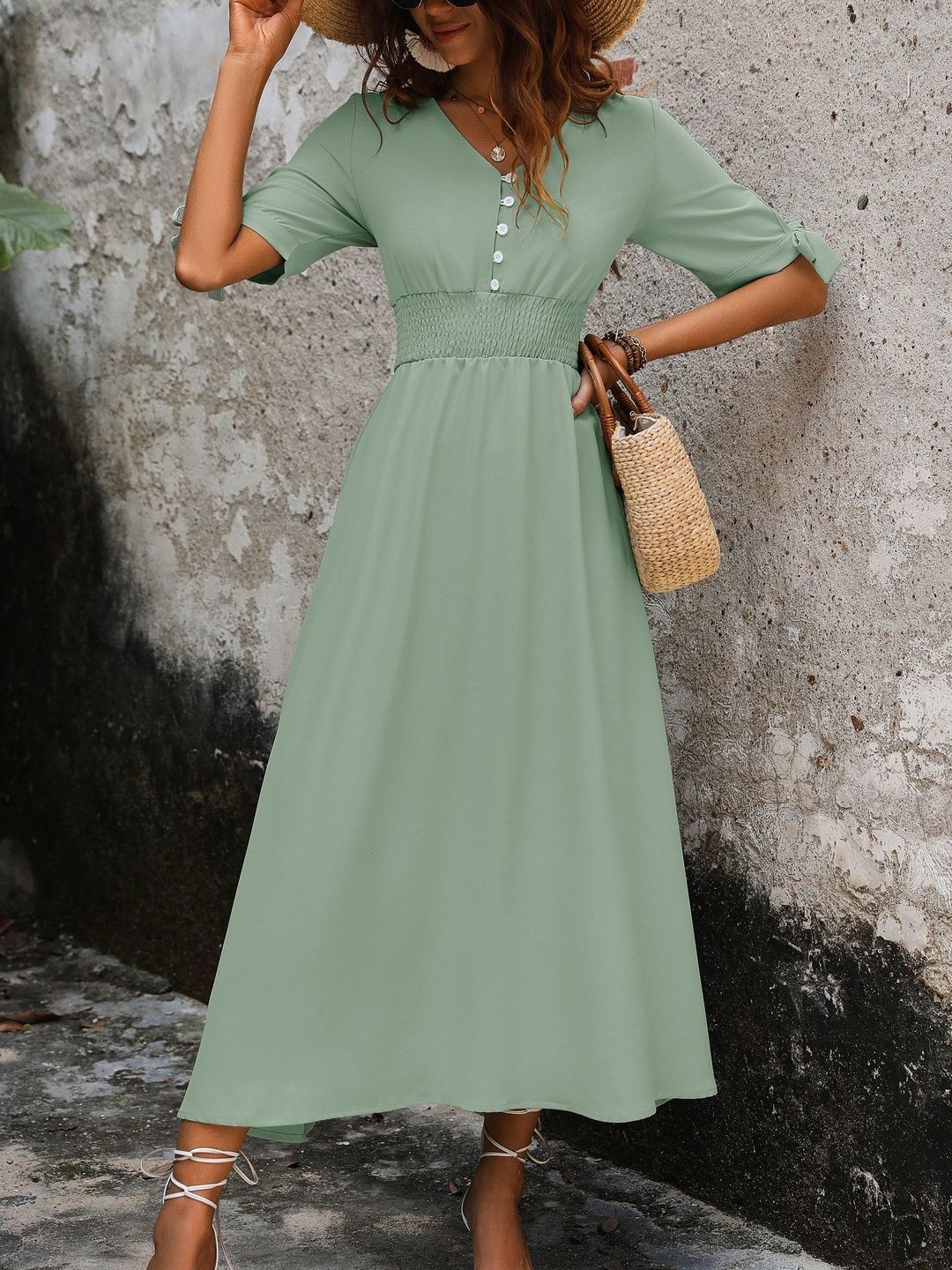Fit & Flare Maxi Dress