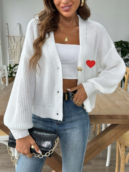 Women Cardigan with Embroidered Detail