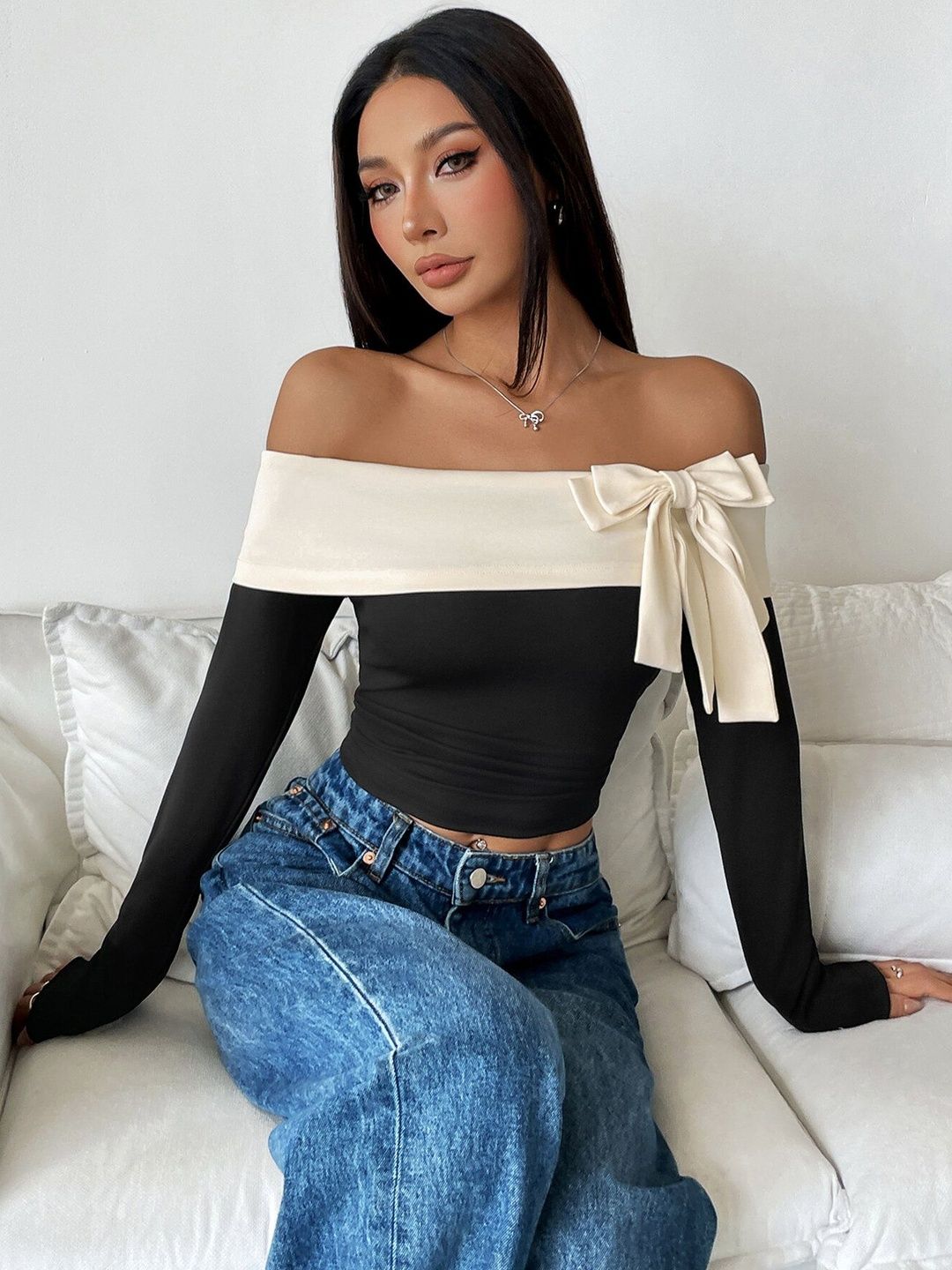 Women Colourblocked T-shirt