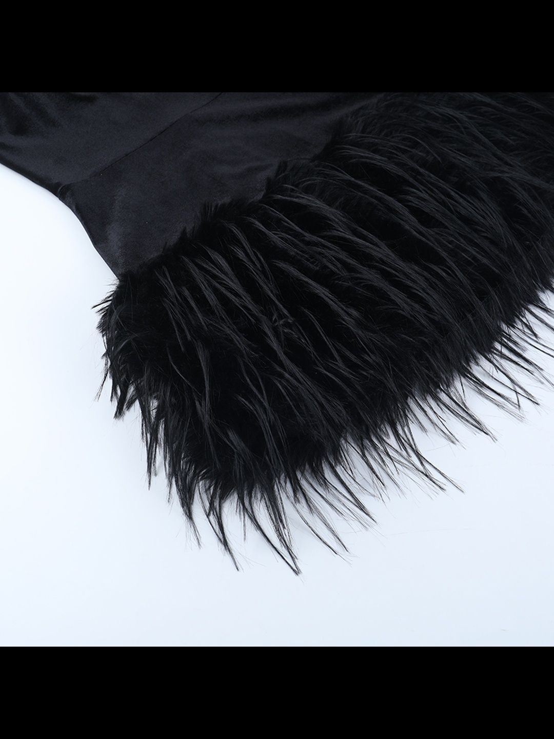 NOWI Fringed Bodycon Mini Dress