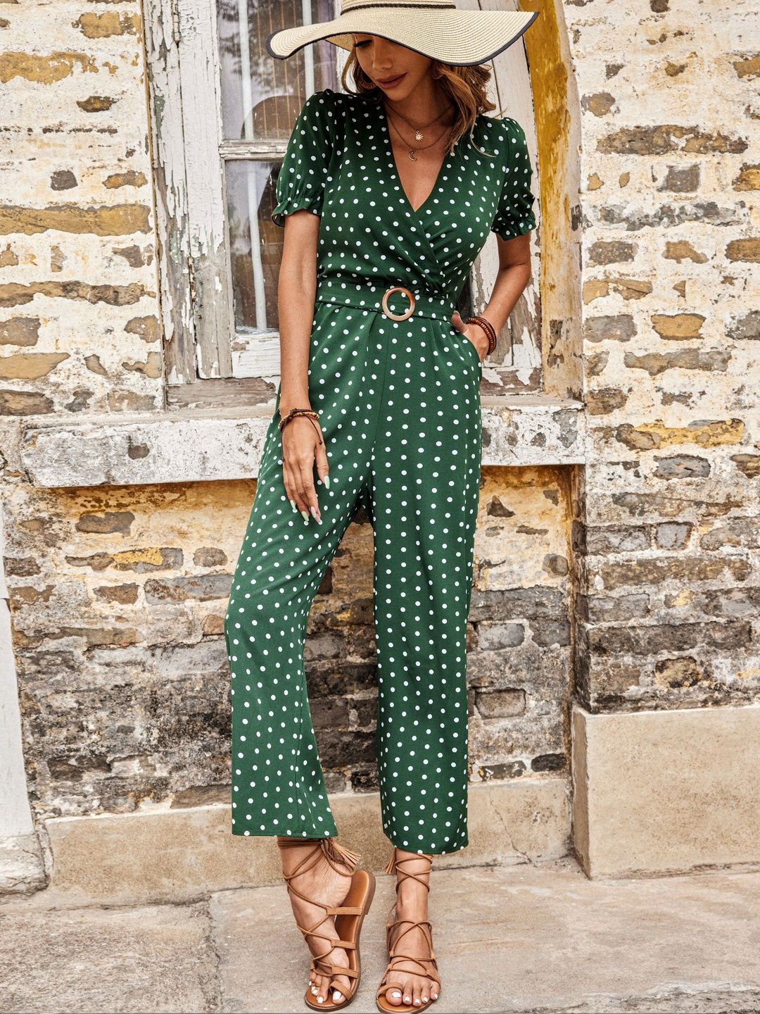 Printed Basic Jumpsuit