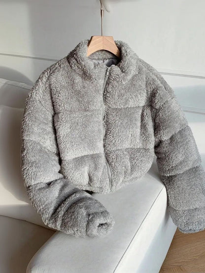 NOWI Women Crop Puffer Jacket