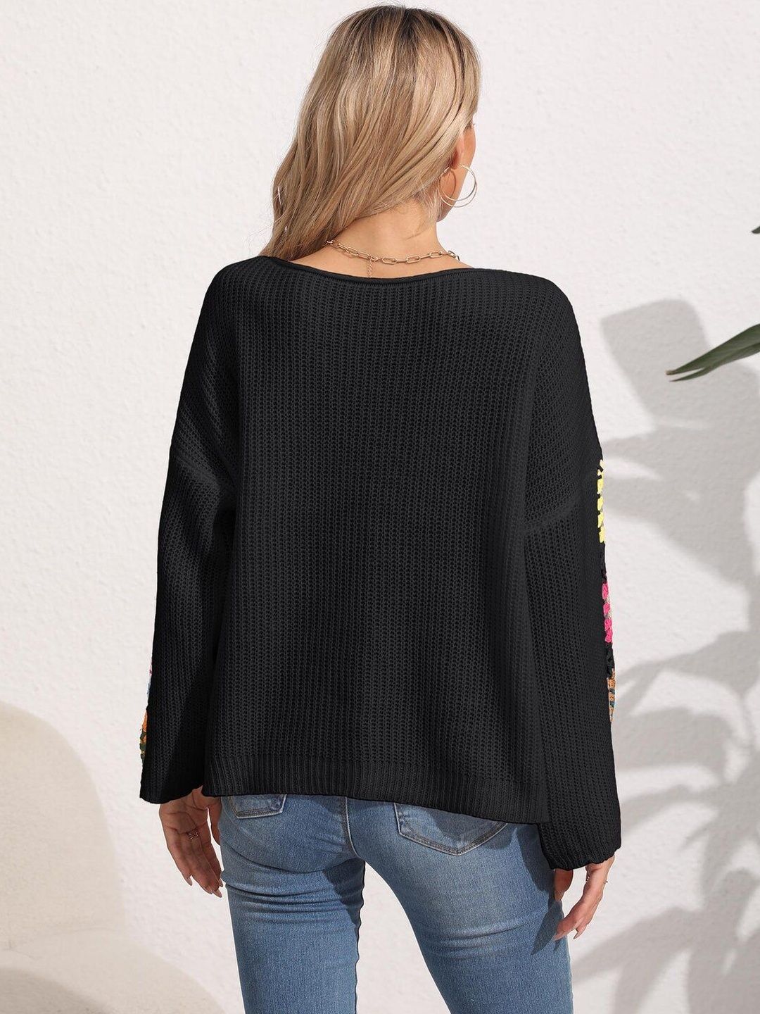 Women Colourblocked Pullover