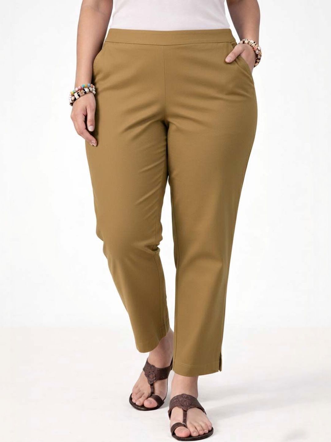 Women Wrinkle Free Trousers